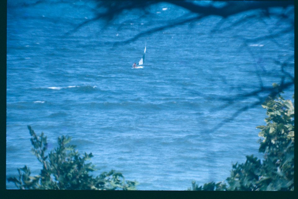 Sailboat on the lake 1974